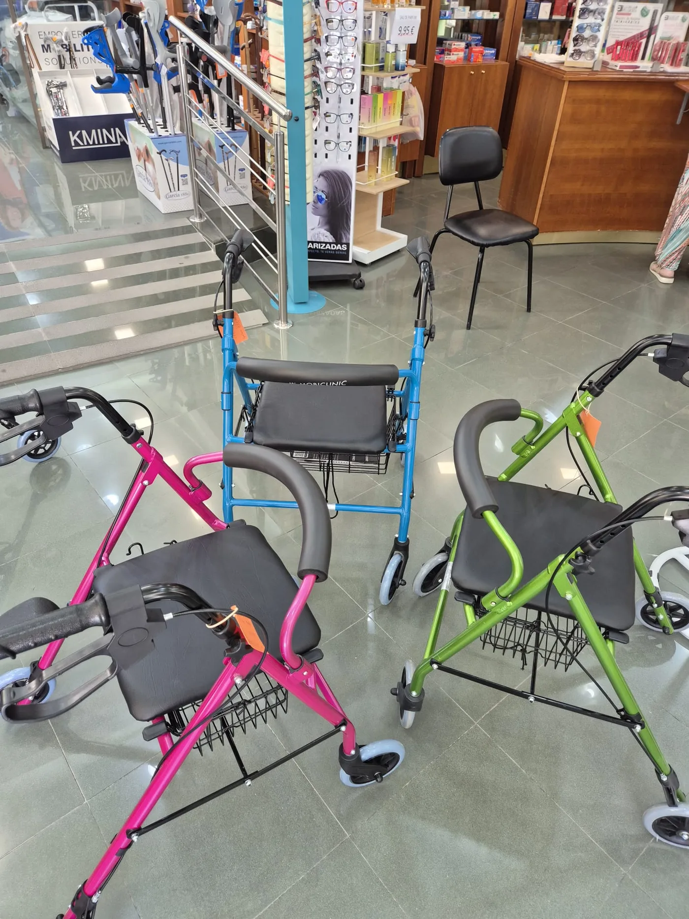 Andadores con asiento