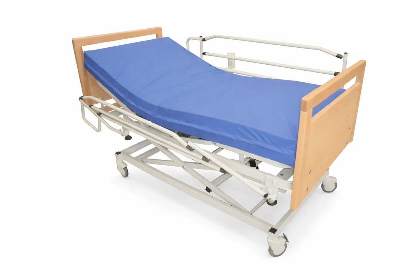 Cama ortopédica articulada con barandillas — entrega en 24 horas